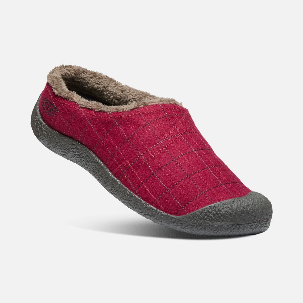 Keen Slippers Dames Rood - Howser Wrap Slide - 54760-APMT